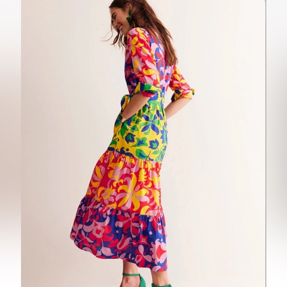 Boden Flo Cotton Midi dress - Picture 3 of 12